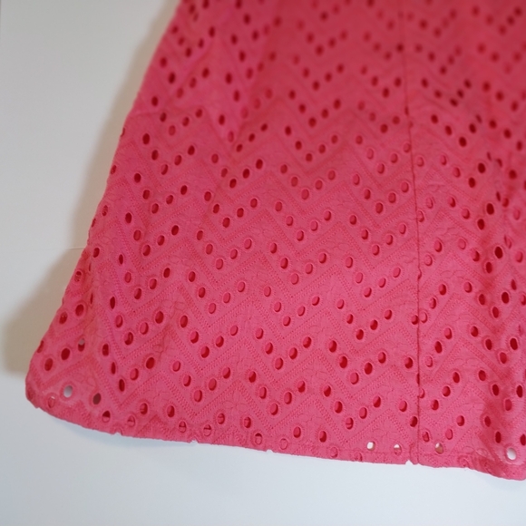 Liz Claiborne Formal Women's Size 8 Coral Sleeveless Dress - Picture 3 of 12